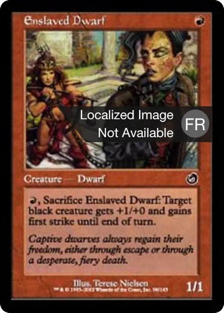 Naine en esclavage — Torment — Magic: The Gathering