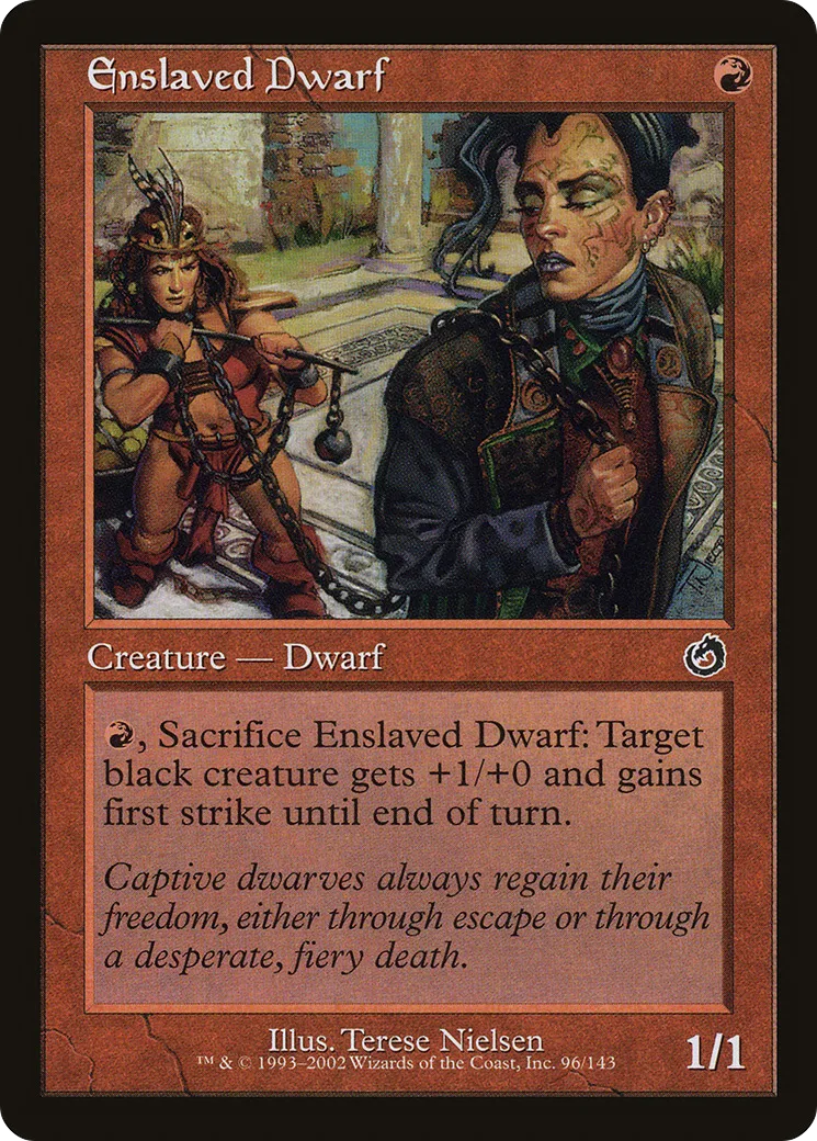 Naine en esclavage — Torment — Magic: The Gathering