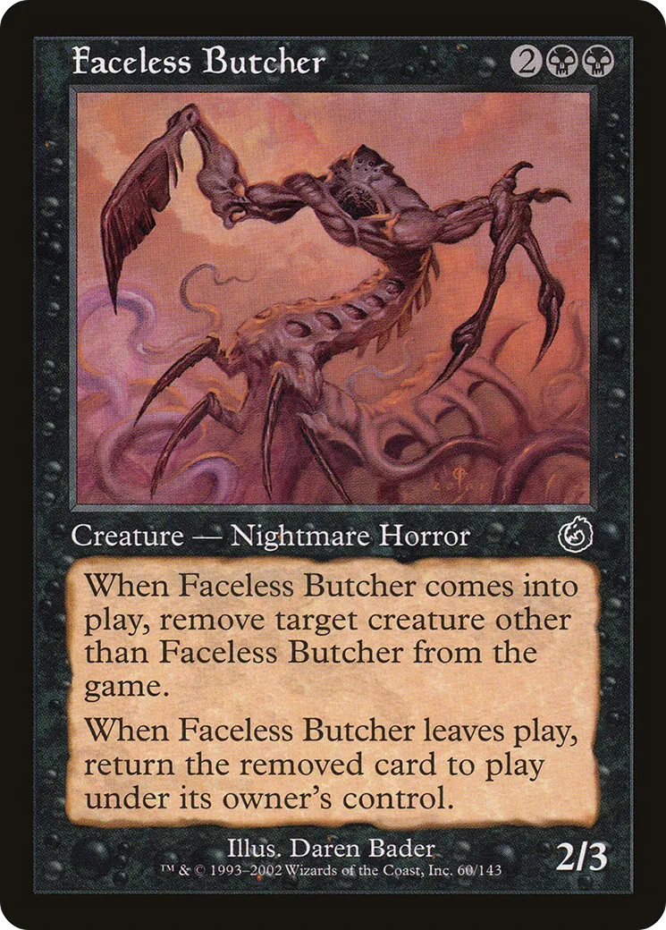 Faceless Butcher — Torment — Magic: The Gathering