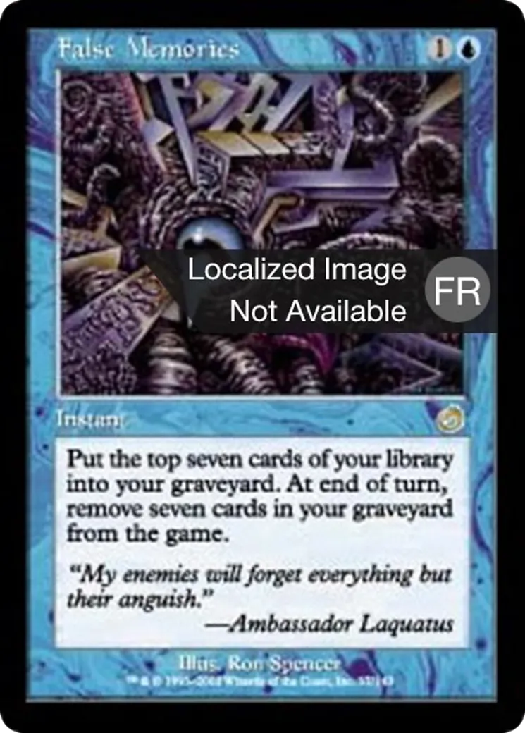 Faux souvenirs — Torment — Magic: The Gathering
