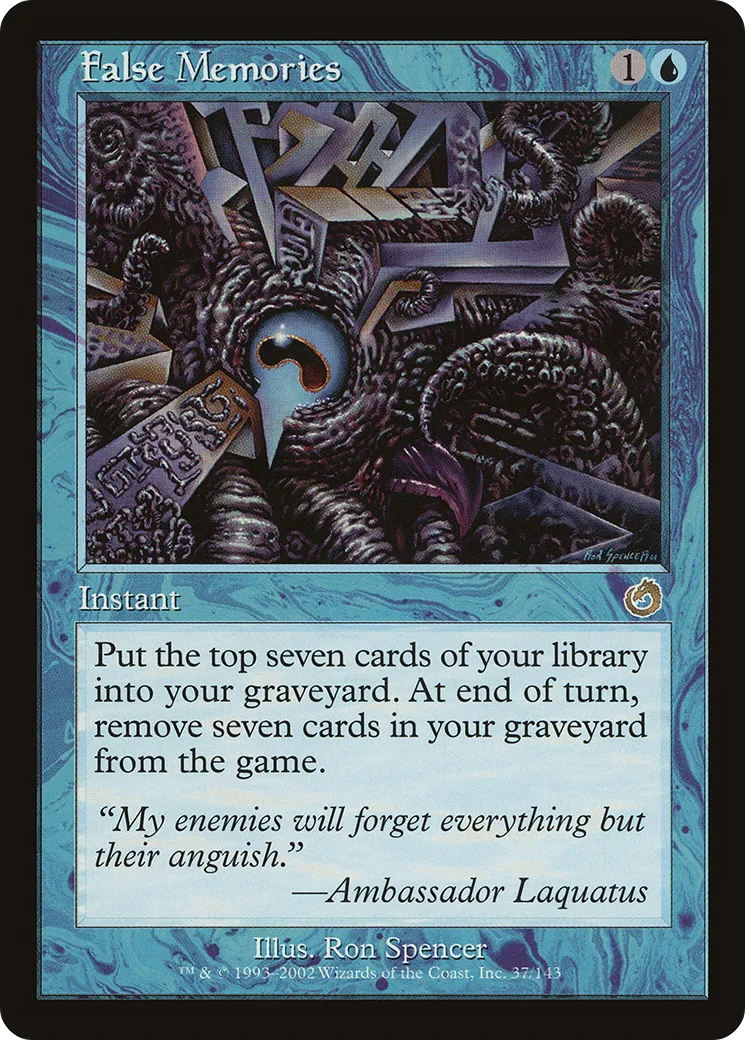 False Memories — Torment — Magic: The Gathering