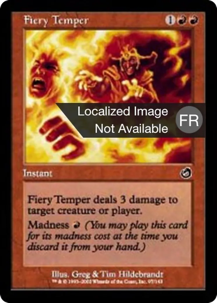Tempérament fougueux — Torment — Magic: The Gathering
