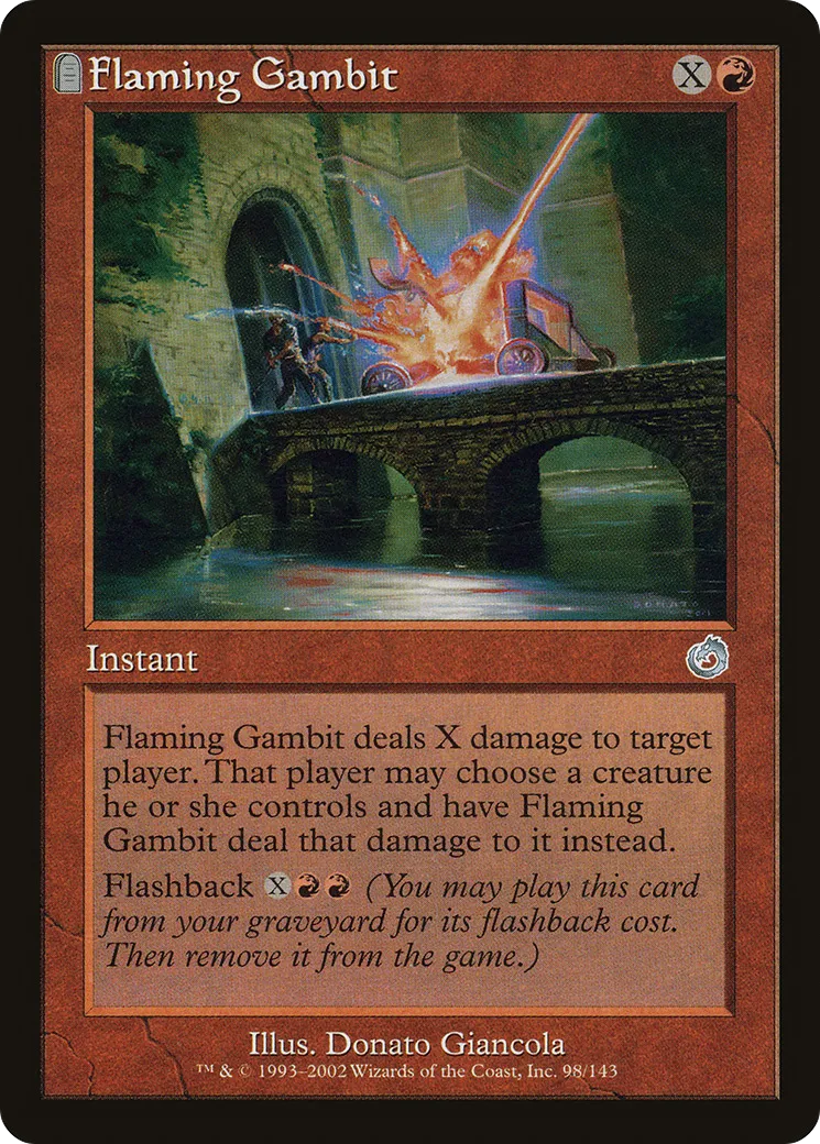 Flaming Gambit — Torment — Magic: The Gathering