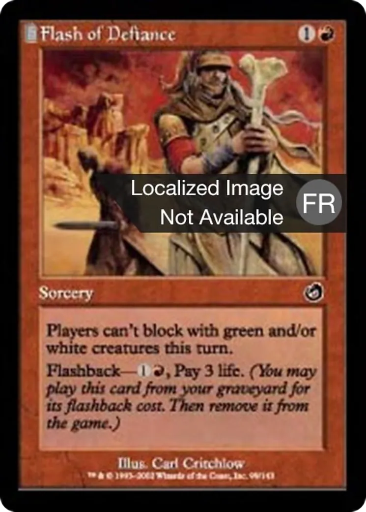 Lueur de défi — Torment — Magic: The Gathering