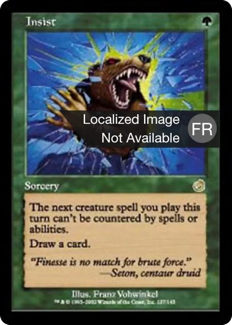Insistance — Torment — Magic: The Gathering