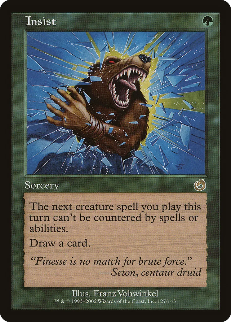 Insist — Torment — Magic: The Gathering