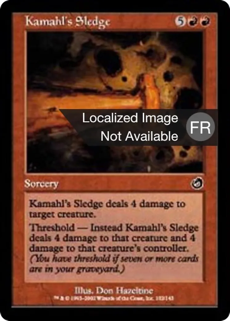 Frappe-devant de Kamahl — Torment — Magic: The Gathering