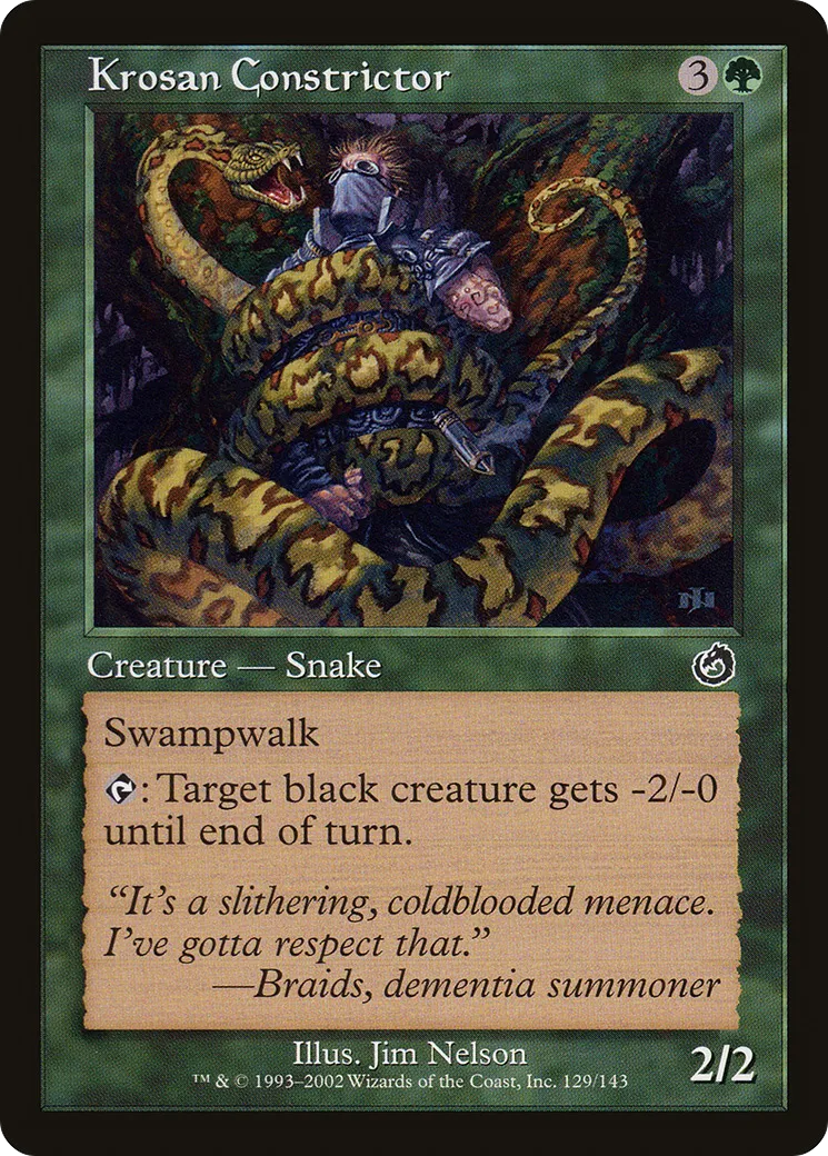 Krosan Constrictor — Torment — Magic: The Gathering
