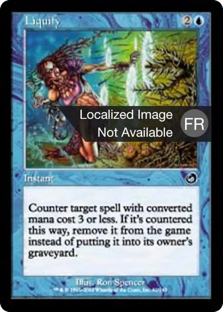 Liquéfaction — Torment — Magic: The Gathering