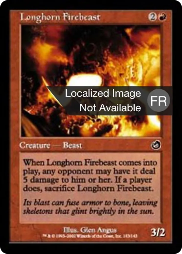 Bêtefeu à longues cornes — Torment — Magic: The Gathering