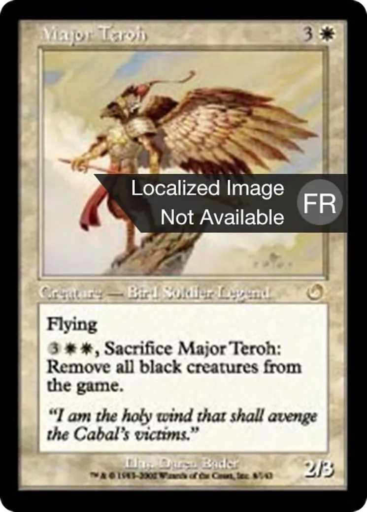 Major Téroh — Torment — Magic: The Gathering
