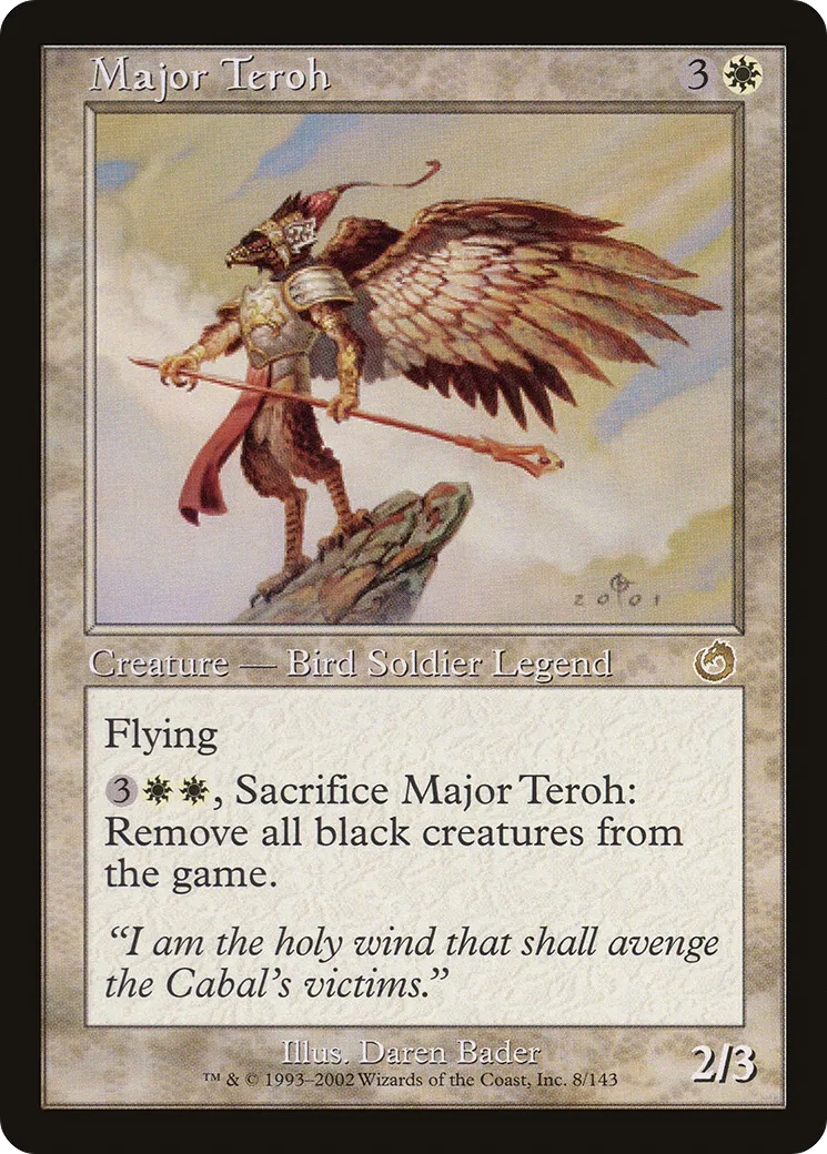 Major Teroh — Torment — Magic: The Gathering