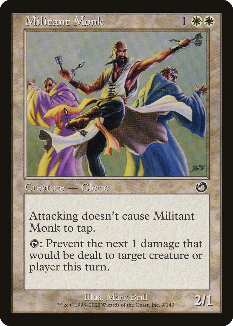 Militant Monk — Torment — Magic: The Gathering