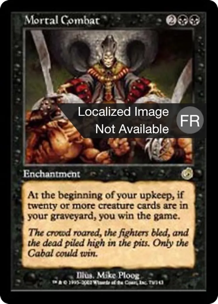 Combat mortel — Torment — Magic: The Gathering