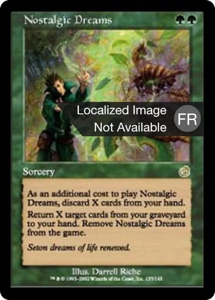 Rêves nostalgiques — Torment — Magic: The Gathering