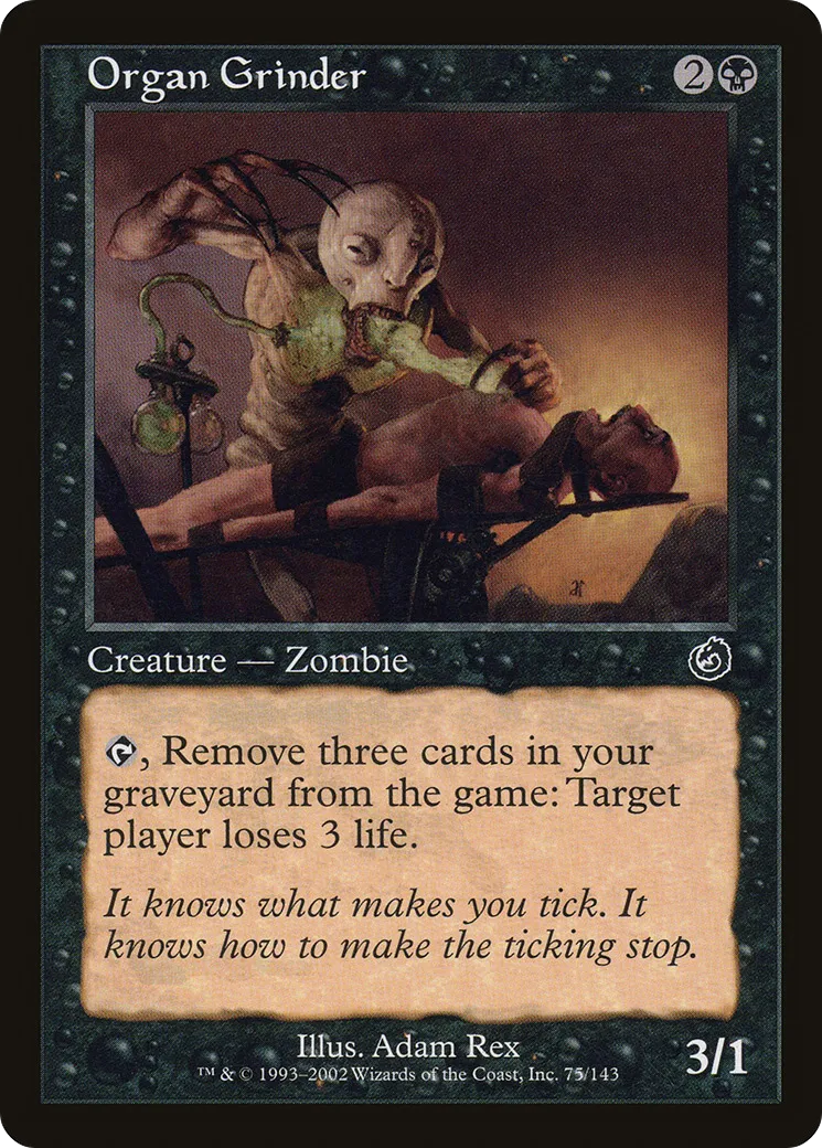 Organ Grinder — Torment — Magic: The Gathering