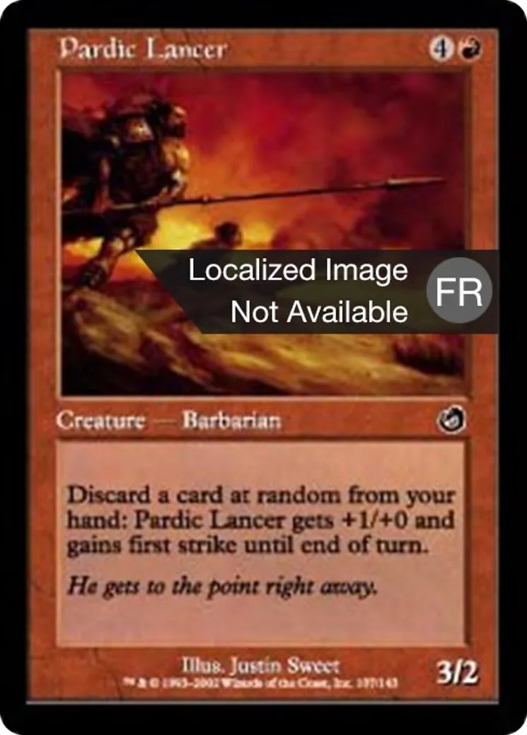 Lancier pardique — Torment — Magic: The Gathering
