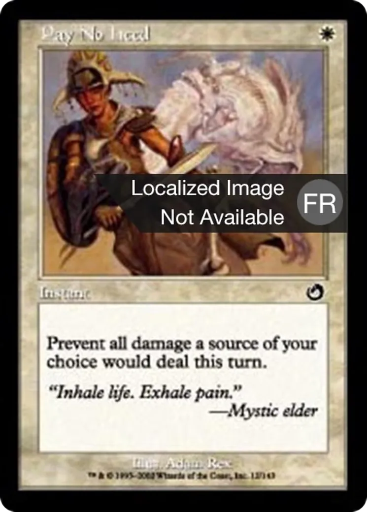 Sans tenir compte — Torment — Magic: The Gathering