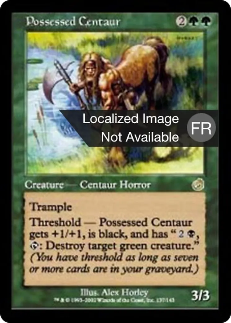 Centaure possédé — Torment — Magic: The Gathering