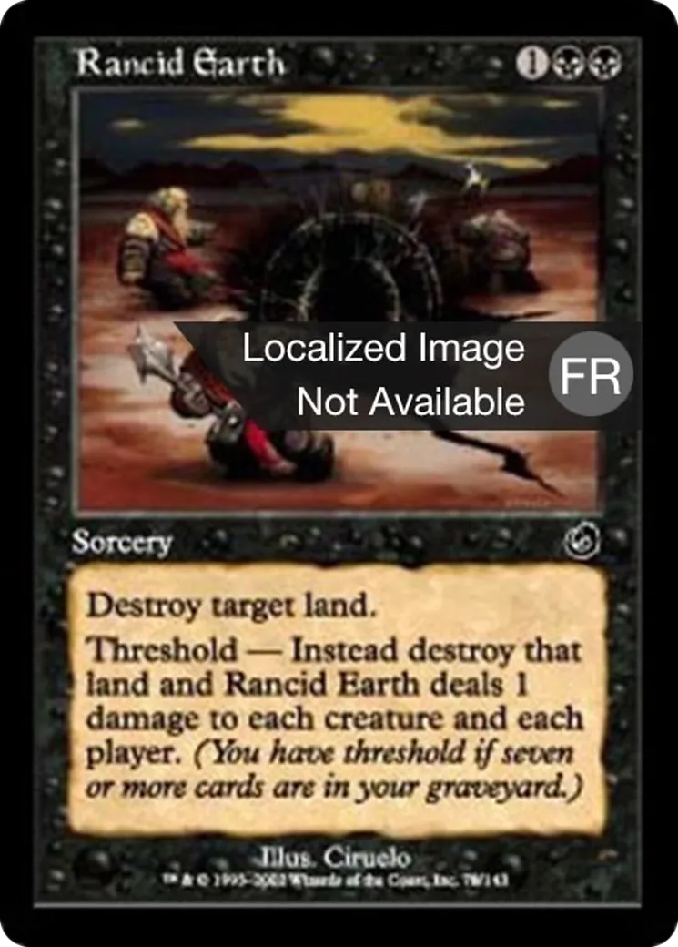 Terre rance — Torment — Magic: The Gathering