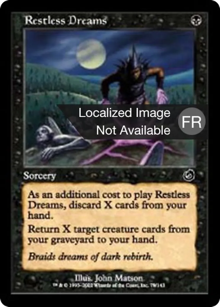 Rêves agités — Torment — Magic: The Gathering