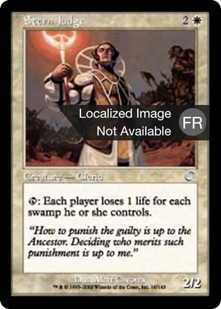 Juge sévère — Torment — Magic: The Gathering