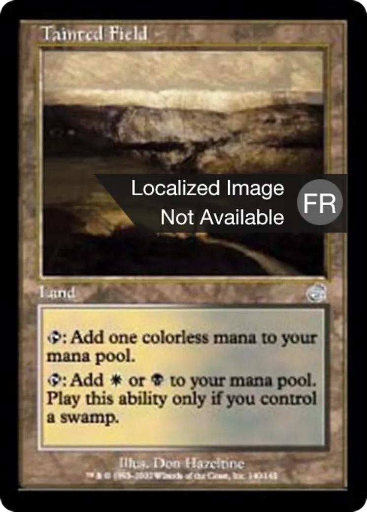 Champ souillé — Torment — Magic: The Gathering