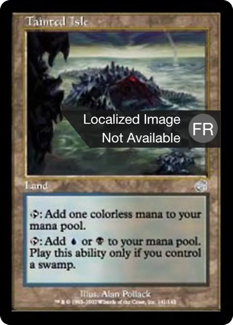 Île souillée — Torment — Magic: The Gathering