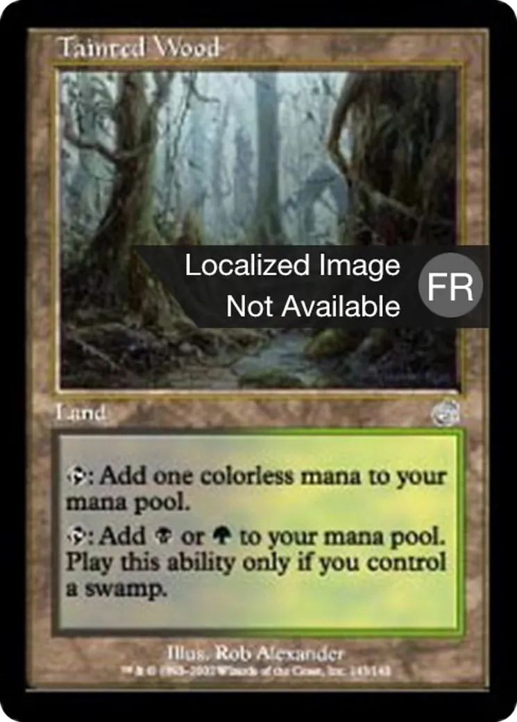 Bois souillé — Torment — Magic: The Gathering