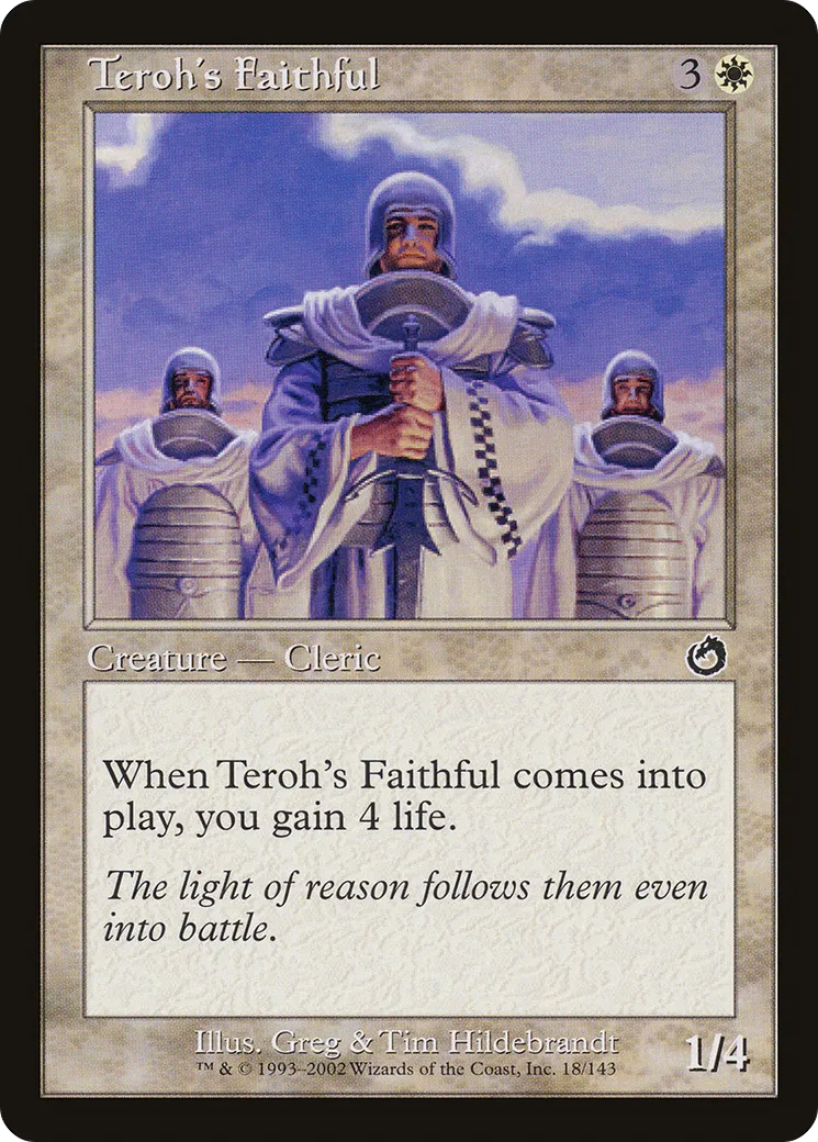 Teroh's Faithful — Torment — Magic: The Gathering
