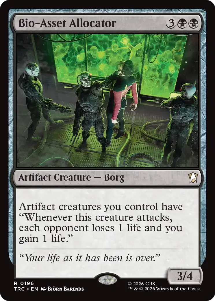 Bio-Asset Allocator — Star Trek Commander — Magic: The Gathering