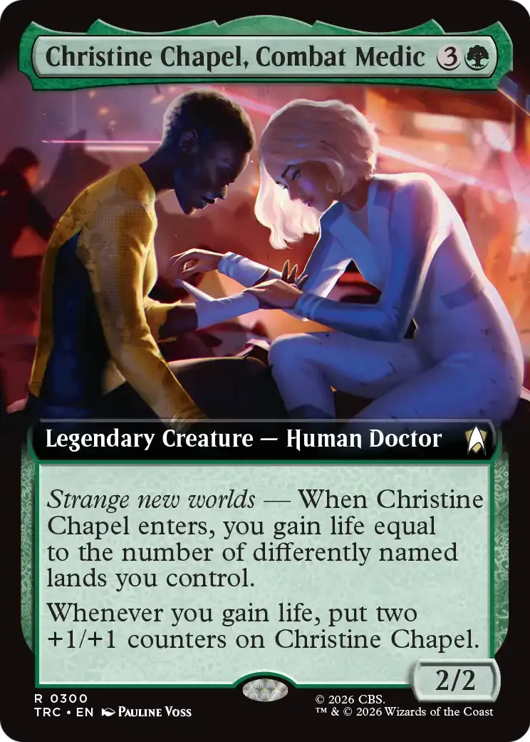 Christine Chapel, Combat Medic — Star Trek Commander — Magic: The Gathering