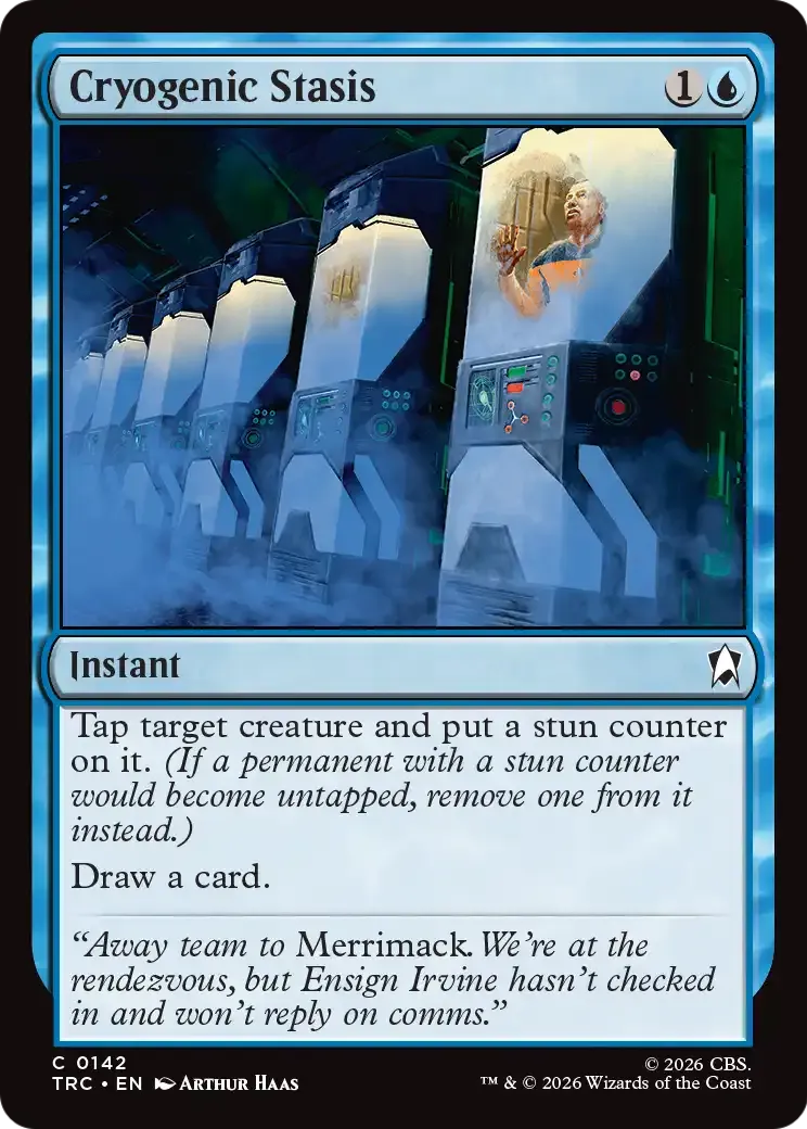 Cryogenic Stasis — Star Trek Commander — Magic: The Gathering