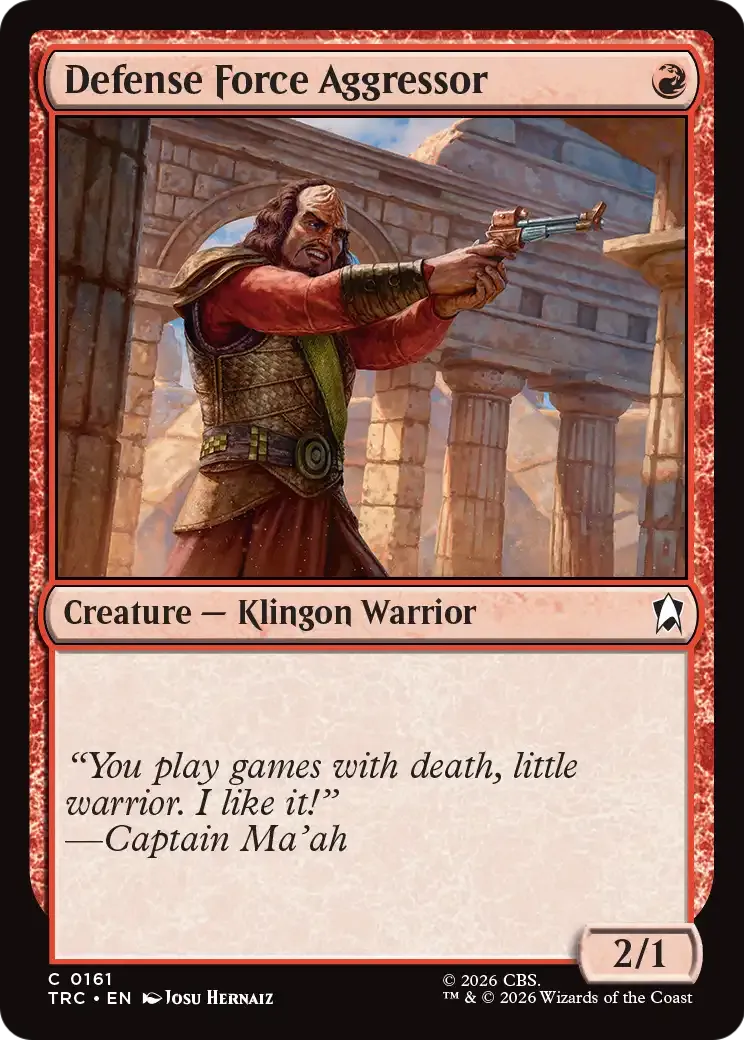 Defense Force Aggressor — Star Trek Commander — Magic: The Gathering