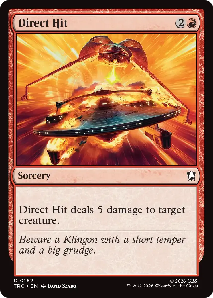 Direct Hit — Star Trek Commander — Magic: The Gathering