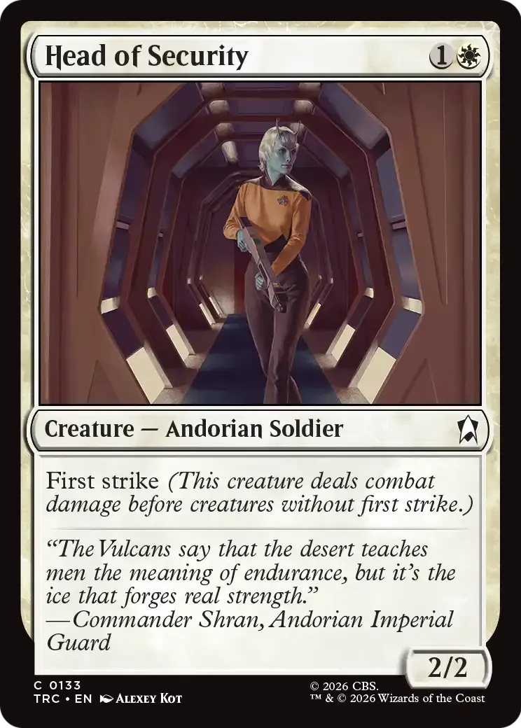 Head of Security — Star Trek Commander — Magic: The Gathering