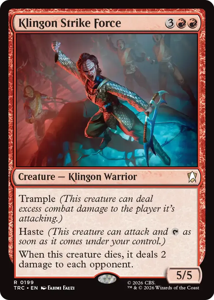 Klingon Strike Force — Star Trek Commander — Magic: The Gathering