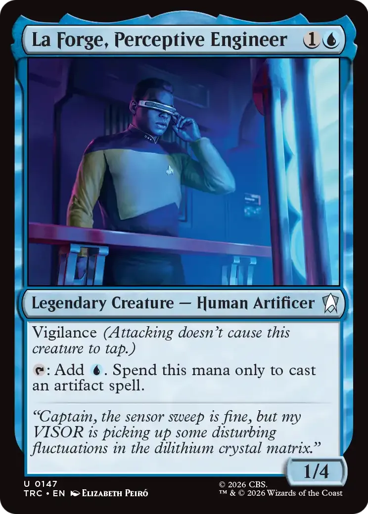 La Forge, Perceptive Engineer — Star Trek Commander — Magic: The Gathering