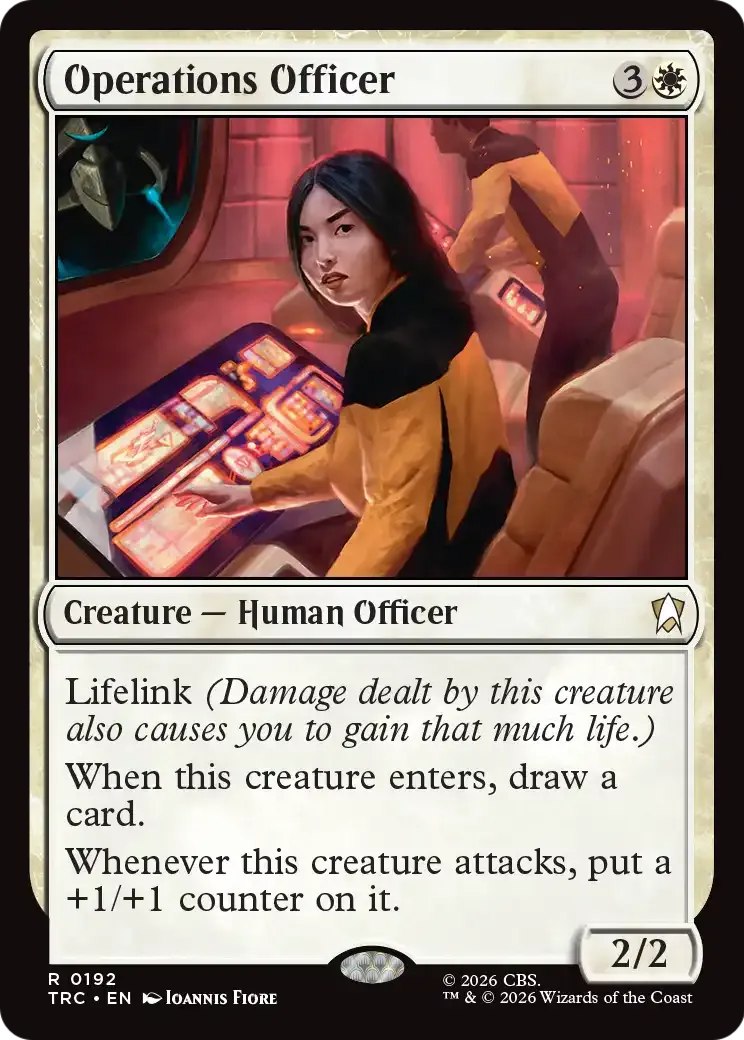 Operations Officer — Star Trek Commander — Magic: The Gathering