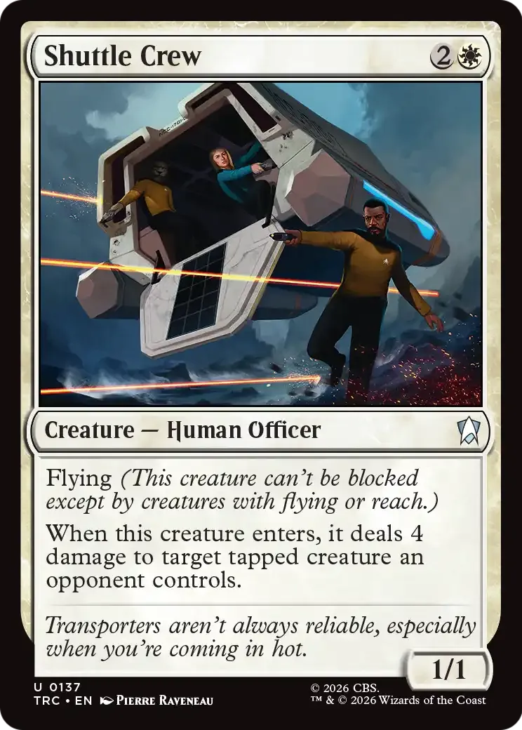 Shuttle Crew — Star Trek Commander — Magic: The Gathering