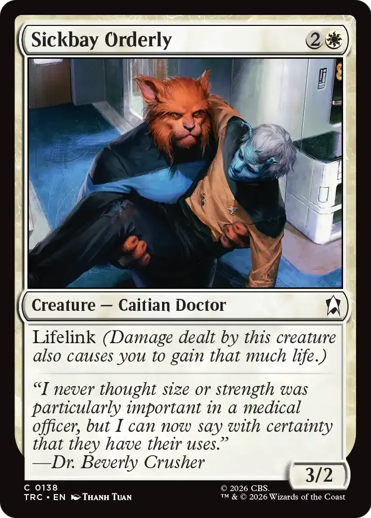 Sickbay Orderly — Star Trek Commander — Magic: The Gathering