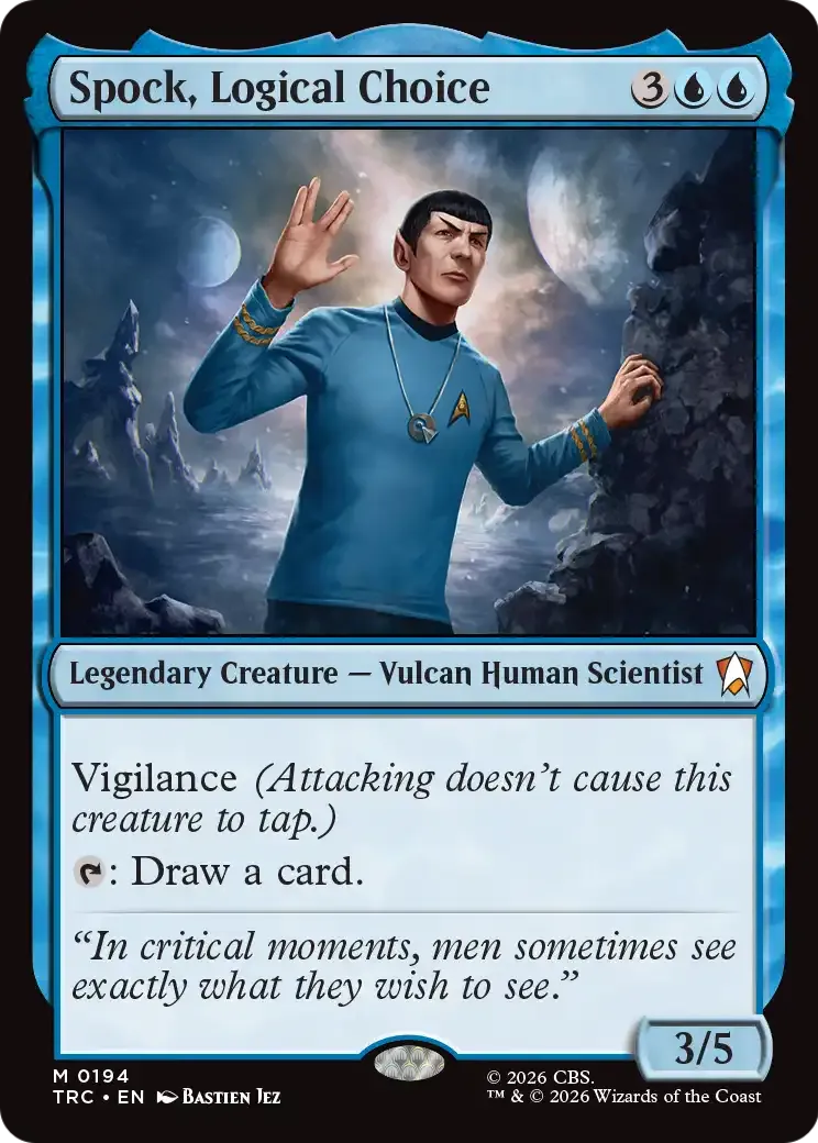 Spock, Logical Choice — Star Trek Commander — Magic: The Gathering