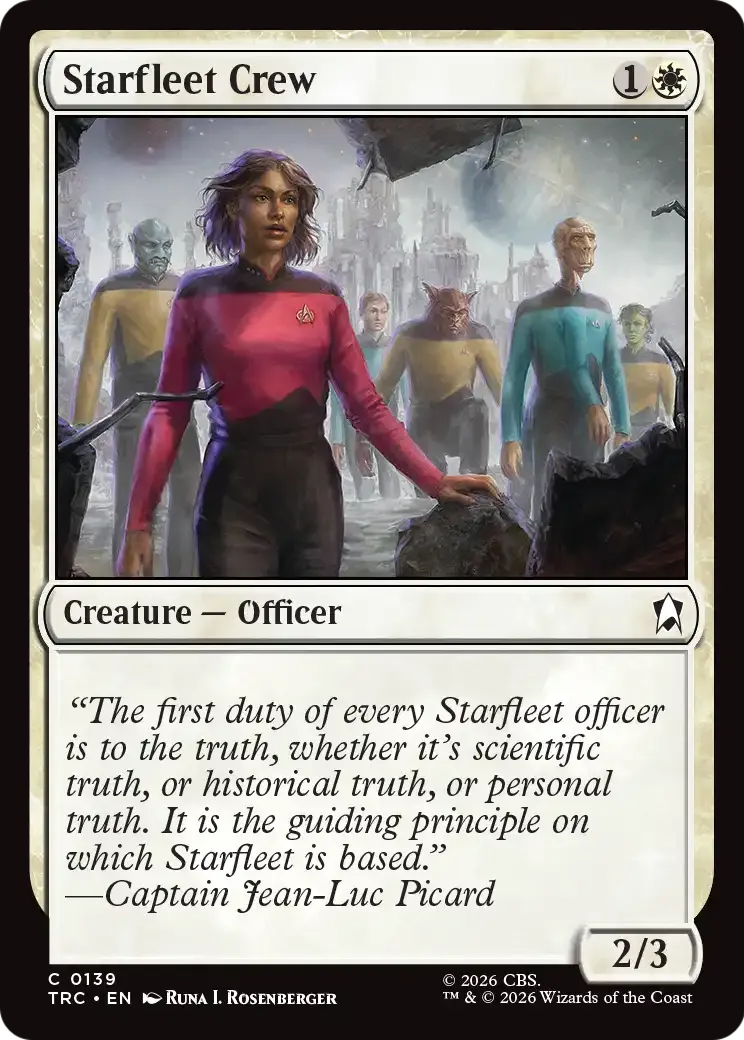 Starfleet Crew — Star Trek Commander — Magic: The Gathering