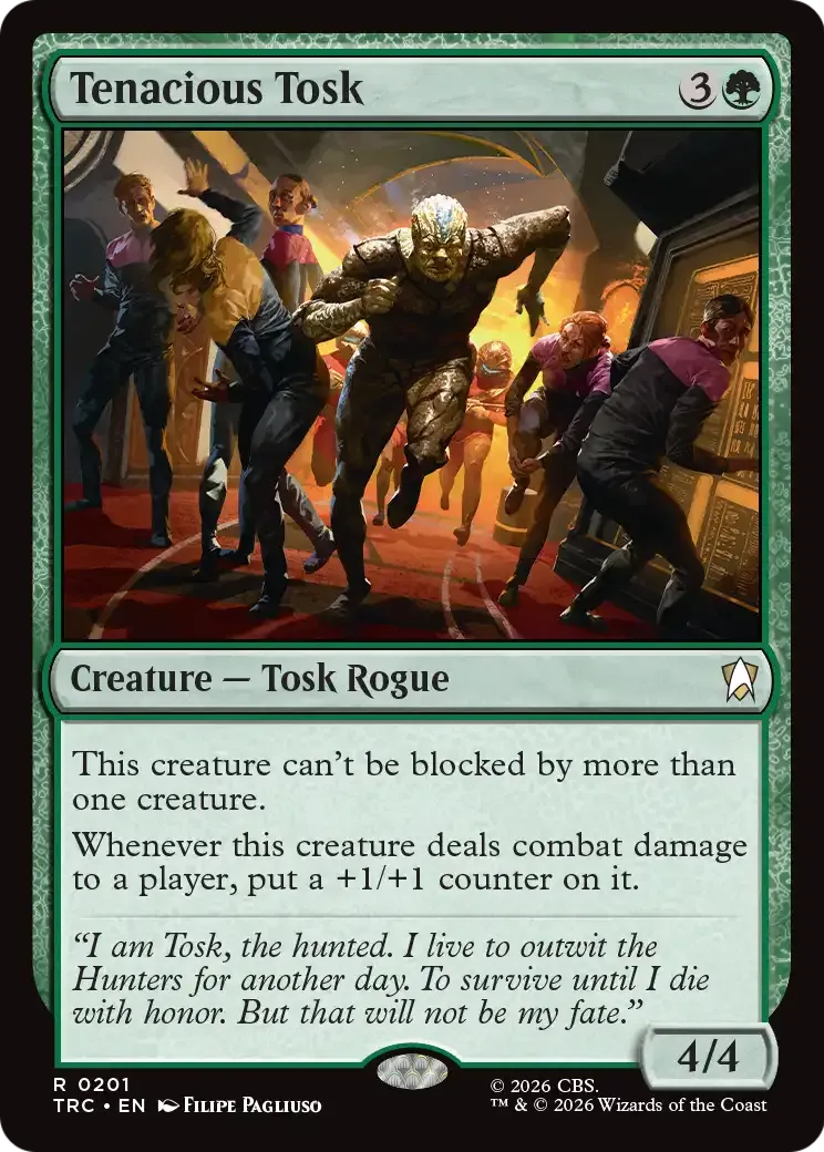 Tenacious Tosk — Star Trek Commander — Magic: The Gathering