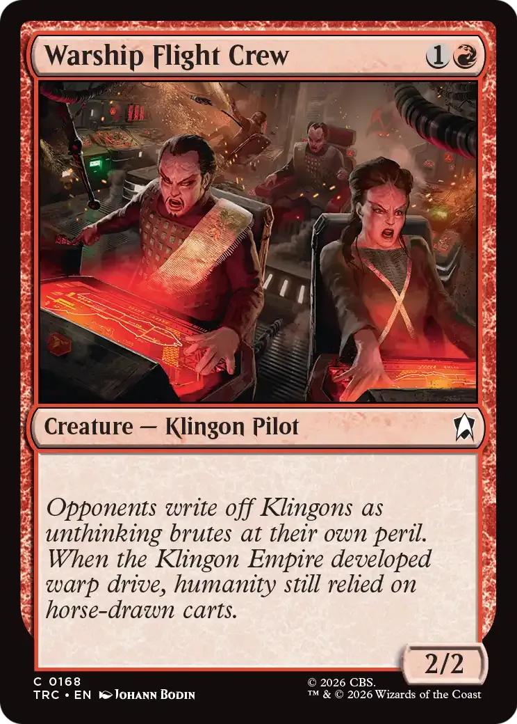Warship Flight Crew — Star Trek Commander — Magic: The Gathering