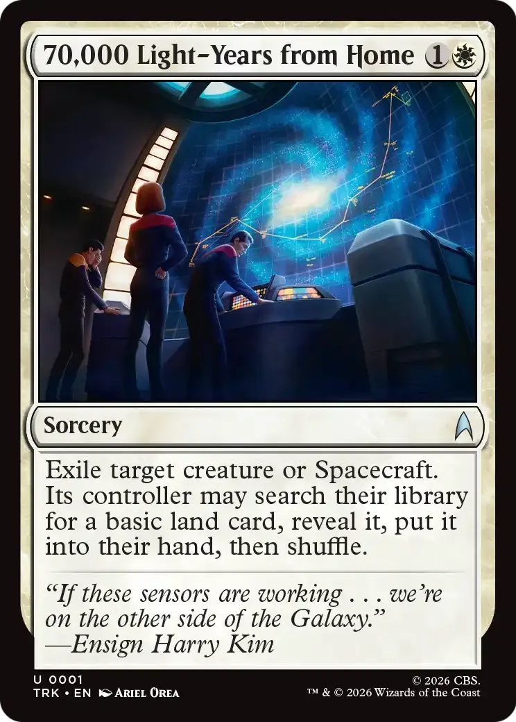 70,000 Light-Years from Home — Star Trek — Magic: The Gathering
