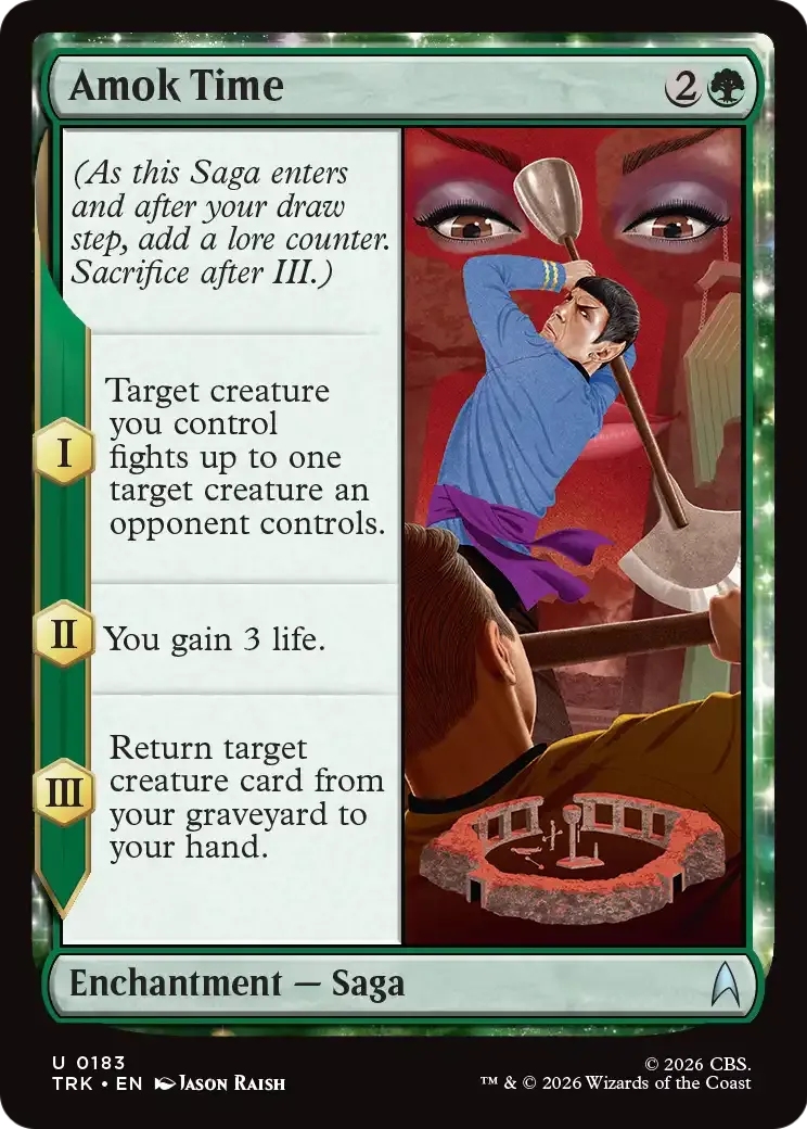 Amok Time — Star Trek — Magic: The Gathering
