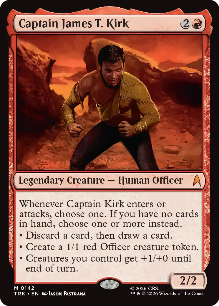 Captain James T. Kirk — Star Trek — Magic: The Gathering