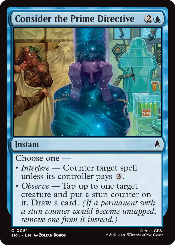 Consider the Prime Directive — Star Trek — Magic: The Gathering