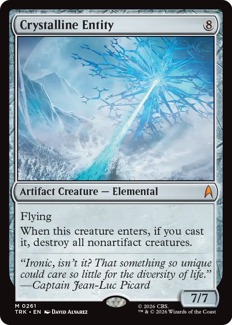 Crystalline Entity — Star Trek — Magic: The Gathering
